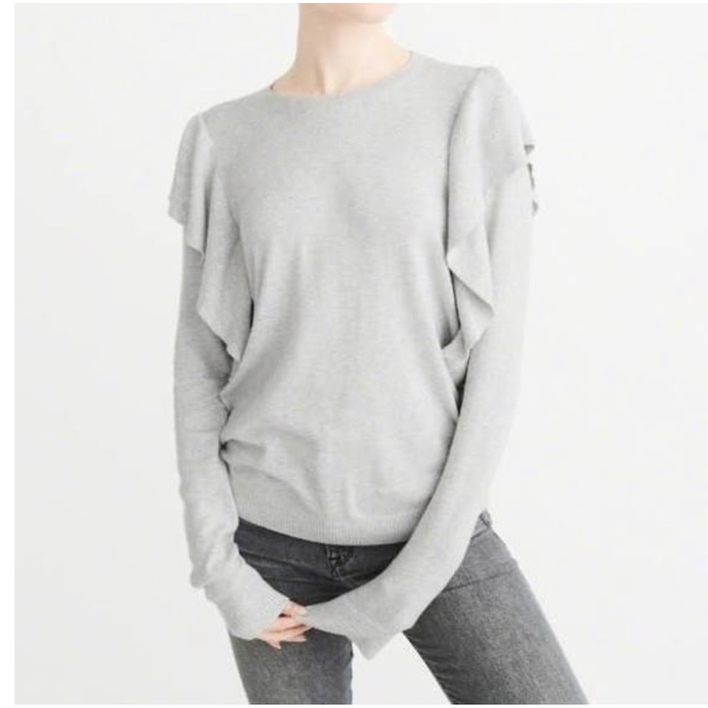 Ruffle Sleeve Sweater